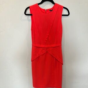 Elegant Red Sleeveless Dress